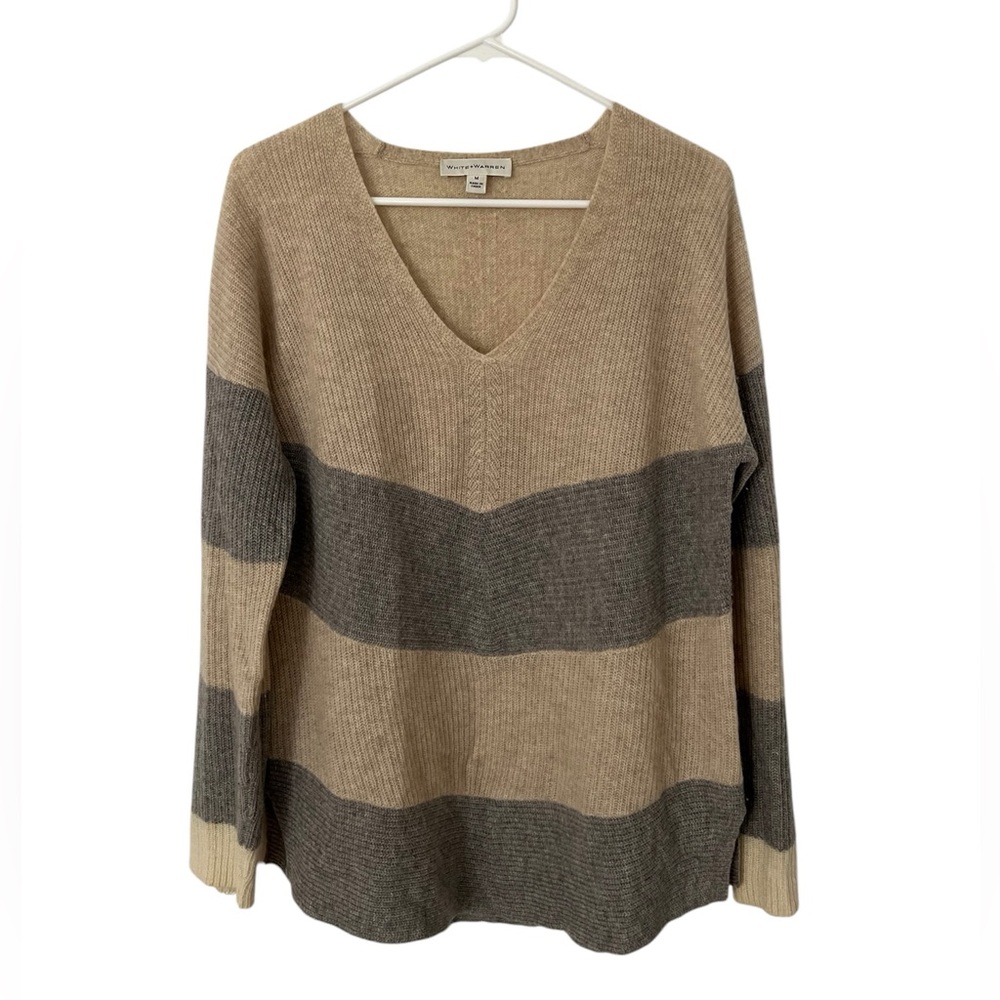 White + Warren 100% Cashmere Sweater Women’s Size M